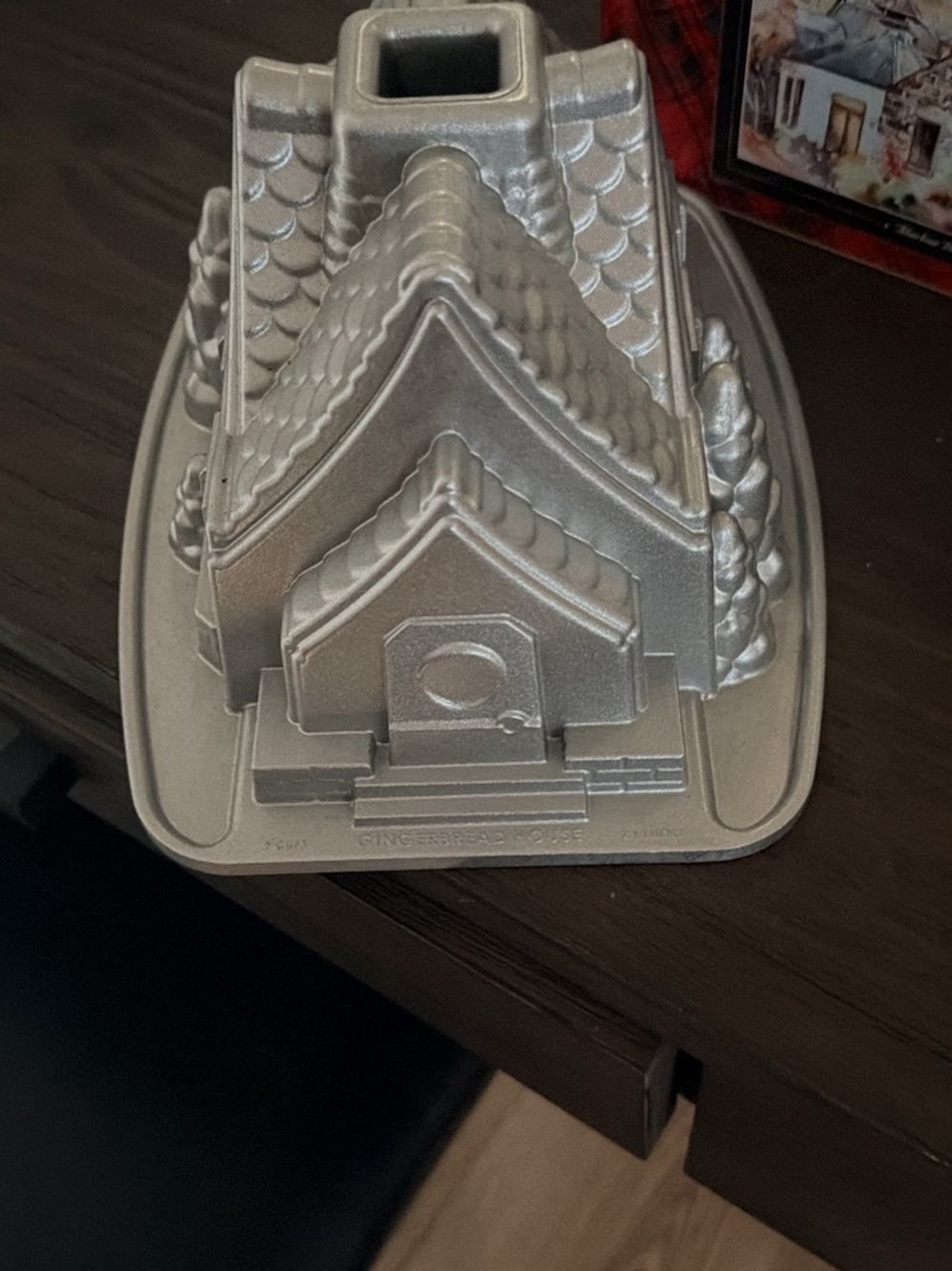 Nordic Ware Silver Gingerbread House Bundt Pan